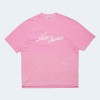 아크네 스튜디오 로고 루즈핏 티셔츠 2color (pink) (white)
