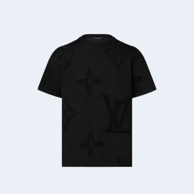 루이비통 모노그램 쇼트 슬리브드 코튼 크루넥 1AFYEZ