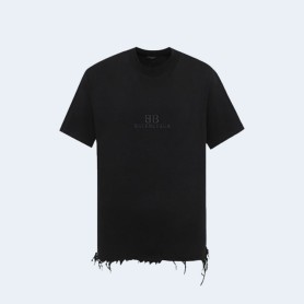 발렌시아가 BB 클래식 발렌시아가 오버사이즈 크롭 티셔츠