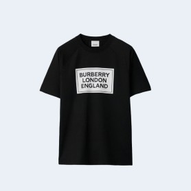 버버리 로고 라운드 티셔츠 80843481