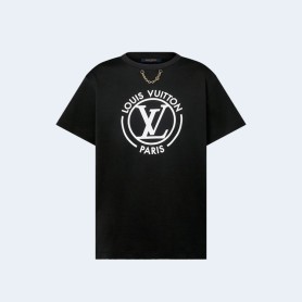 루이비통 플록드 티셔츠 1AFTUC