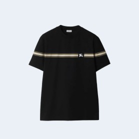 버버리 스트라이프 코튼 티셔츠