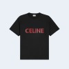셀린느 로고 코튼 반팔 티셔츠