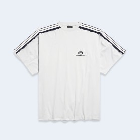 발렌시아가 유니티 스포츠 아이콘 오버사이즈 티셔츠 화이트