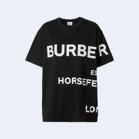 버버리 호스페리 프린트 코튼 티셔츠 2COLOR (BLACK,WHITE)