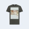 디올 헤리티지 프린트 코튼 티셔츠 2COLOR (BLACK,WHITE)