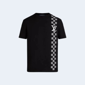 루이비통 다미에 체커보드 자카드 티셔츠