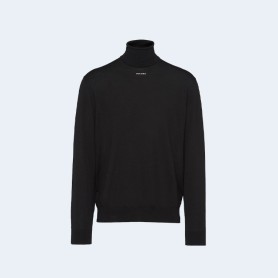 프라다 슈퍼파인 터틀넥 스웨터