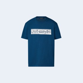 루이비통 반소매 코튼 크루넥