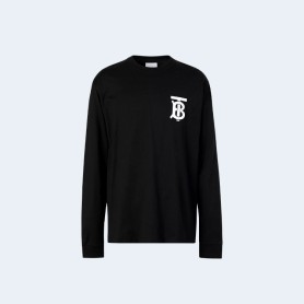 버버리 TB 모노그램 모티브 롱슬리브 블랙