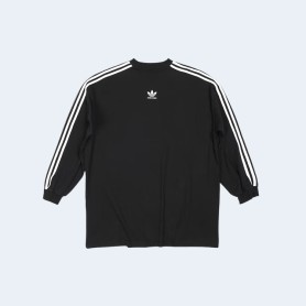 발렌시아가 x 아디다스 롱 슬리브 티셔츠 블랙