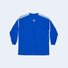 발렌시아가 x 아디다스 오버사이즈 티셔츠 블루