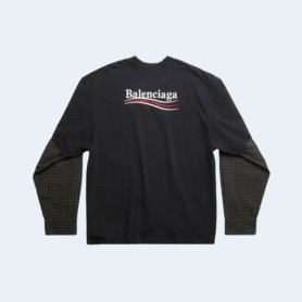 발렌시아가 폴리티컬 캠페인 레이어드 티셔츠