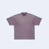 발렌시아가 백 미디엄 핏 티셔츠 퍼플